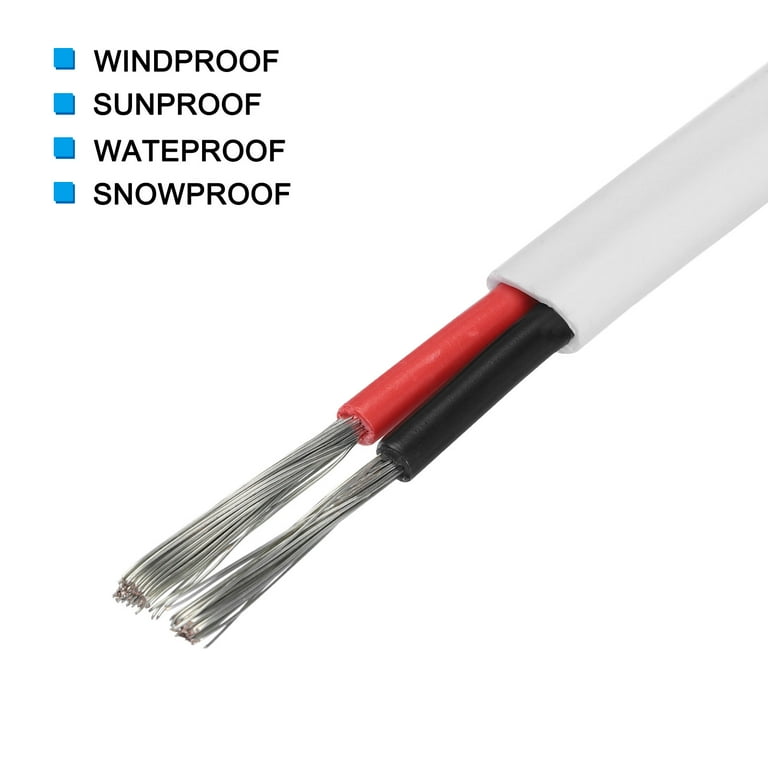 10 Gauge Boat Wire 10 Gauge Marine Wire - 20FT Tinned Copper Boat Cable With Fuse Holders & Connectors 10 Gauge Boat Cable