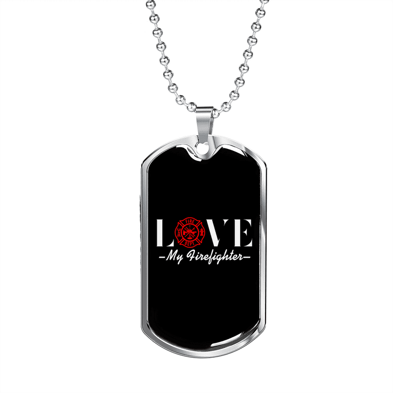 Firefighter girlfriend necklace deals