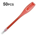 thumbnail image 2 of Guardoinrt 50 Pcs Stylo Marqueur de Score de Golf en Plastique Crayons d'Enregistrement de Score Outils d'Exercice d'Entraînement Portables Accessoires de Sport Rouge 1ensemble, 2 of 6