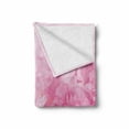 thumbnail image 2 of Pale Pink Soft Flannel Fleece Throw Blanket, Spring Flowers Close up View Florets Bouquet Beauty Wedding Shabby Form Print, Cozy Plush for Indoor and Outdoor Use, 50" x 60", Baby Pink, by Ambesonne, 2 of 6