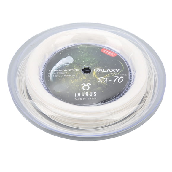 Cuerda de Raqueta de Bádminton de Nailon de 0,7 mm y 200 m, Línas de Repuestro de Raqueta de Alta Elasticidad, Línea de Cuerda de Raqueta de Adrenamiento para Jugadores