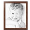 thumbnail image 2 of ArtToFrames 15" x 18" Walnut Picture Frame, 15x18 inch Brown Wood Poster Frame (WOM-4096), Pack, 2 of 8