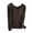 Coffee, variant on PuLe Long Sleeve Shirts for Women Women's Ultrathin Modal Thermal Baselayer Top Scoop Neck Long Sleeve Undershirt