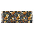 thumbnail image 4 of Women Winter Scarves Fashion Pashmina Shawl Wraps Long Blanket Scarf for Fall Spring Adorable Foxes with Flowers Leaves, 4 of 10