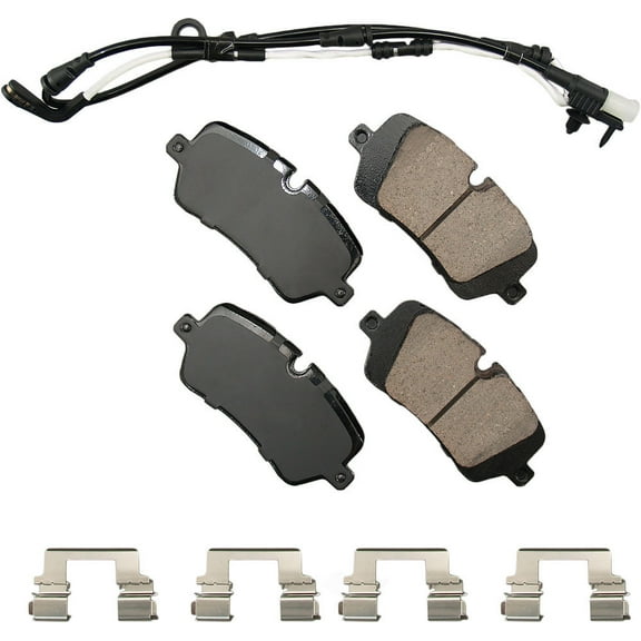 Akebono EUR1692A Euro Ultra Premium Ceramic Disc Brake Pad Set Fits Land Rover Range Rover Sport HSE 2018-2020, Land Rover Defender 2020-2022