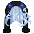 thumbnail image 3 of 96" Airblown Inflatable Lightshow Archway W/ Ghosts Black Light Halloween Yard Decoration, 3 of 3