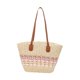 thumbnail image 3 of Bolso de hombro para mujer, bolso bandolera, bolso tote portátil, bolso de playa tejido para el trabajo. Rosa beige, 3 of 9