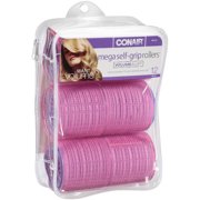 Angle View: Conair Mega Grip Rollers, 12 Pack