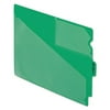 Colored Poly Out Guides with Center Tab 1/3-Cut End Tab, Out, 8.5 x 11, Green, 50/Box