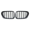 thumbnail image 5 of Carbon Fiber Glossy Black Dual Line Kidney Grille Fit 1999-2002 BMW E46 2-Door 318is 323is 328is 318i 323i 328i 328Ci 323Ci 325Ci 330Ci, 5 of 8