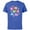 Royal Heather, variant on Marvel Avengers Candy Hearts Valentine's Day - Short Sleeve Cotton T-Shirt for Adults - Customized-Athletic Heather
