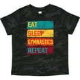 thumbnail image 3 of Inktastic Gymnast Eat Sleep Gymnastics Repeat Boys or Girls Toddler T-Shirt, 3 of 5