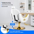 thumbnail image 5 of Professional Salon Styling Chair – Reclining Barber Chair with 360° Swivel & Heavy-Duty Hydraulic Pump, 5 of 8
