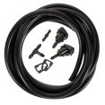 thumbnail image 1 of Windshield Fluid Hose Replacement Kit Car Automotive Replacement Black Rubber Plastic for Quick Spraying 1 Set, 1 of 4