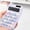 Purple, variant on Byujiro Candy-Colored Dual-Power 12-Digit Calculator Solar & Battery Powered Desktop Calculator, Silent Basic Calculator with Clear LCD Display for Office, Students, School & Home Use