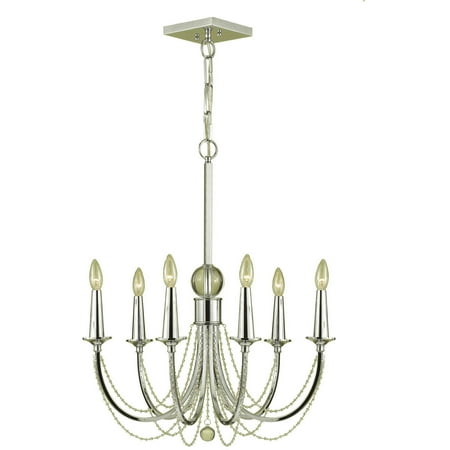 Af Lighting Shelby 6 Light Chandelier Chrome Af Lighting Shelby 6 Light Chandelier Chrome