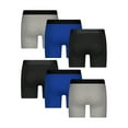 Everlast Mens Boxer Briefs Breathable Cotton Underwear Pack, 6Pack