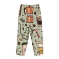 thumbnail image 5 of Junzan Coffee Makers Macaroons Chocolate Women'S Pajama Pants Drawstring Comfy Sleep Bottoms With Pockets, 5 of 9