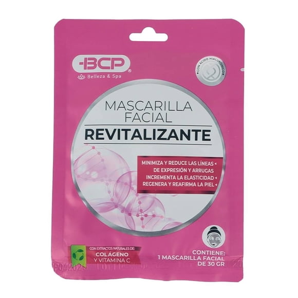 Mascarilla Facial Prichos BCP Revitalizante 30 g