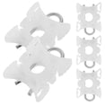 thumbnail image 1 of CTIRCHIU 5Pcs Vehicle Window Glass Slider Buckles White Plastic Car Window Accessory Durable Adjustable Clamp, 1 of 8