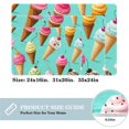 thumbnail image 2 of Ice Cream Kitchen Mat Outdoor Carpet Indoor Mat - Polyester Non-Slip Machine Washable, 2 of 6