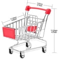 thumbnail image 2 of Juguete Decorativo Mini Carrito De Compras Supermercado rosa claro Chico, 2 of 5