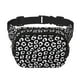 thumbnail image 1 of Fotbe Black Leopard Cangurera Cuadrada con Estampado de Doble Capa, Bolsa de Cintura Ajustable Mini para Hombres y Mujeres, 1 of 9