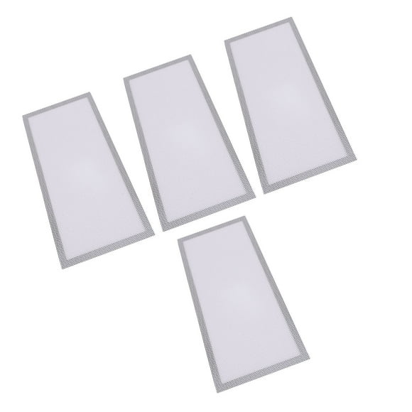 Magnetic Floor Register Vent Covers, 4pcs 140x305mm Magnetic PVC Frame, Flexible Floor Vent Cover, Magnetic Floor Register Vent Covers for Wall Ceiling Floor Catch Debris Hair
