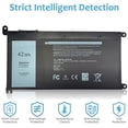 thumbnail image 1 of Batería WDX0R WDXOR de 42Wh para Dell Inspiron 15 5565 5567 5568 5570 5578 7560 7570 7569 7579 13 7368 7378 7375 5368 5378 5379 17 5765 5767 5770 3CRH3 T2JX4 FC92N Batomdrt, 1 of 2