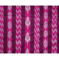 thumbnail image 4 of oneOone Tissu Polyester Lycra Rayé Imprimé Ikat au Mètre 56 Pouces de Large, 4 of 4