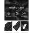 thumbnail image 6 of OALUXE Plaid Shirts for Women Roll Up Long Sleeve Casual Button Down Blouses Tops with Pockets, 6 of 7