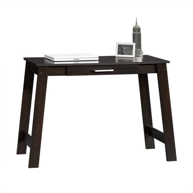 Sauder Beginnings Writing Table Cinnamon Cherry Finish