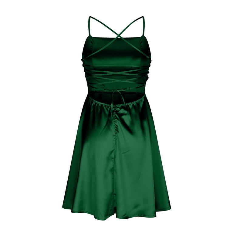 green emerald velvet dress Emerald Green Short Homecoming Dress with Ruffles Emerald / 6 main image 1