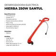 thumbnail image 4 of Desbrozadora eléctrica SANTUL hierba 7583, 4 of 4
