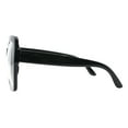 thumbnail image 4 of SUPER Oversized XL Big Wide Square Frame Clear Lens Glasses UV 400 Shiny Black, 4 of 4