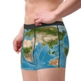 thumbnail image 4 of Kll Earth View World Map Men'S Cotton Boxer Briefs Underwear-Xx-Large, 4 of 9