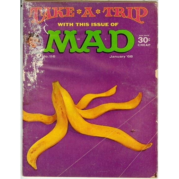 MAD Magazine #116 Jan 1968 (POOR Condition)