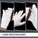thumbnail image 2 of 12 pares de guantes de trabajo de algodón, guantes protectores, protectores de manos gruesos., 2 of 6