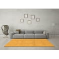 thumbnail image 3 of Ahgly Company Indoor Rectangle Abstract Orange Modern Area Rugs, 4' x 6', 3 of 4
