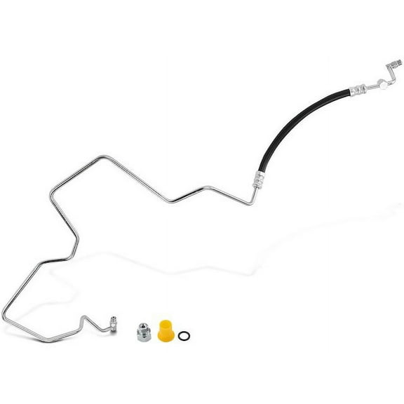 Power Steering Pressure Line Hose Assembly 1 - Compatible with 1996 - 1998, 2000 - 2006 Ford Taurus 3.0L V6 1997 2001 2002 2003 2004 2005