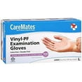 thumbnail image 2 of CareMates Vinyl-PF Examination Gloves, Large, 100 Count, 2 of 6