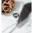 thumbnail image 2 of Alexandrite Ring, 925 Sterling Silver Ring, Lab created Alexandrite Ring, Color Change Stone Ring, Oval Cut Alexandrite Ring, Ring for gift, 2 of 4