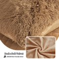 thumbnail image 4 of Pack de 2 fundas de almohada de piel sintética de camello de 45 x 45 cm de Liferevo, 4 of 7