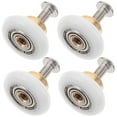 thumbnail image 3 of Pungan 4-Pack Replacement Shower Door Rollers for Sliding Glass Door Enclosures, 0.91 x 0.91 x 0.39 Inch Wheels, 3 of 10