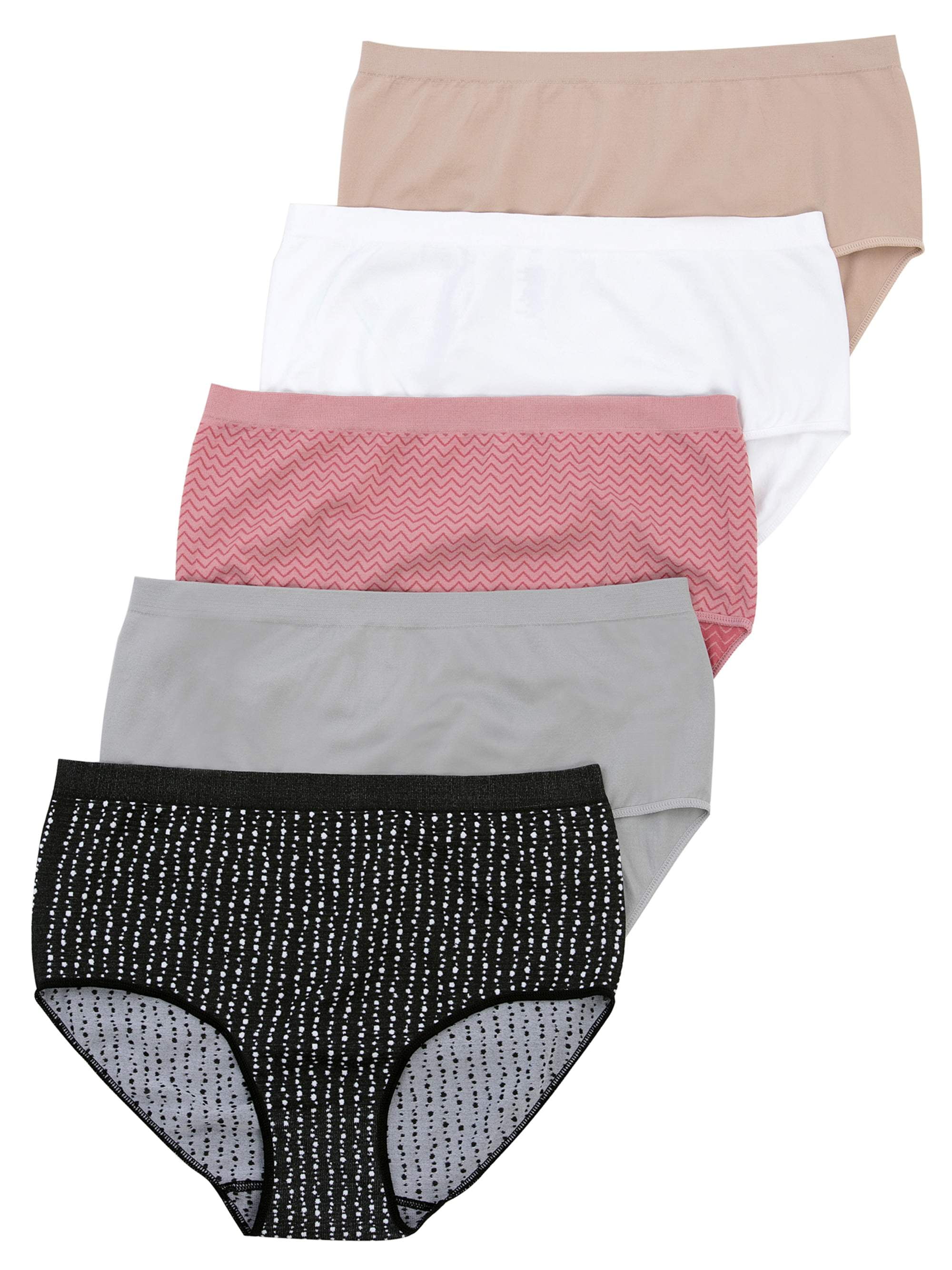 Women's 5pk Brief Panties - Walmart.com
