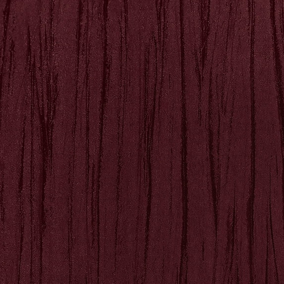 Ultimate Textile (10 Pack) Crinkle Taffeta - Delano 72 x 72-Inch Square Tablecloth - for Party, Wedding, Home Dining, Hotel and Catering use, Burgundy Red