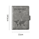 thumbnail image 3 of Porta Pasaporte Funda Protectora Espacio Para Visa Rfid Viaje Gris, 3 of 3