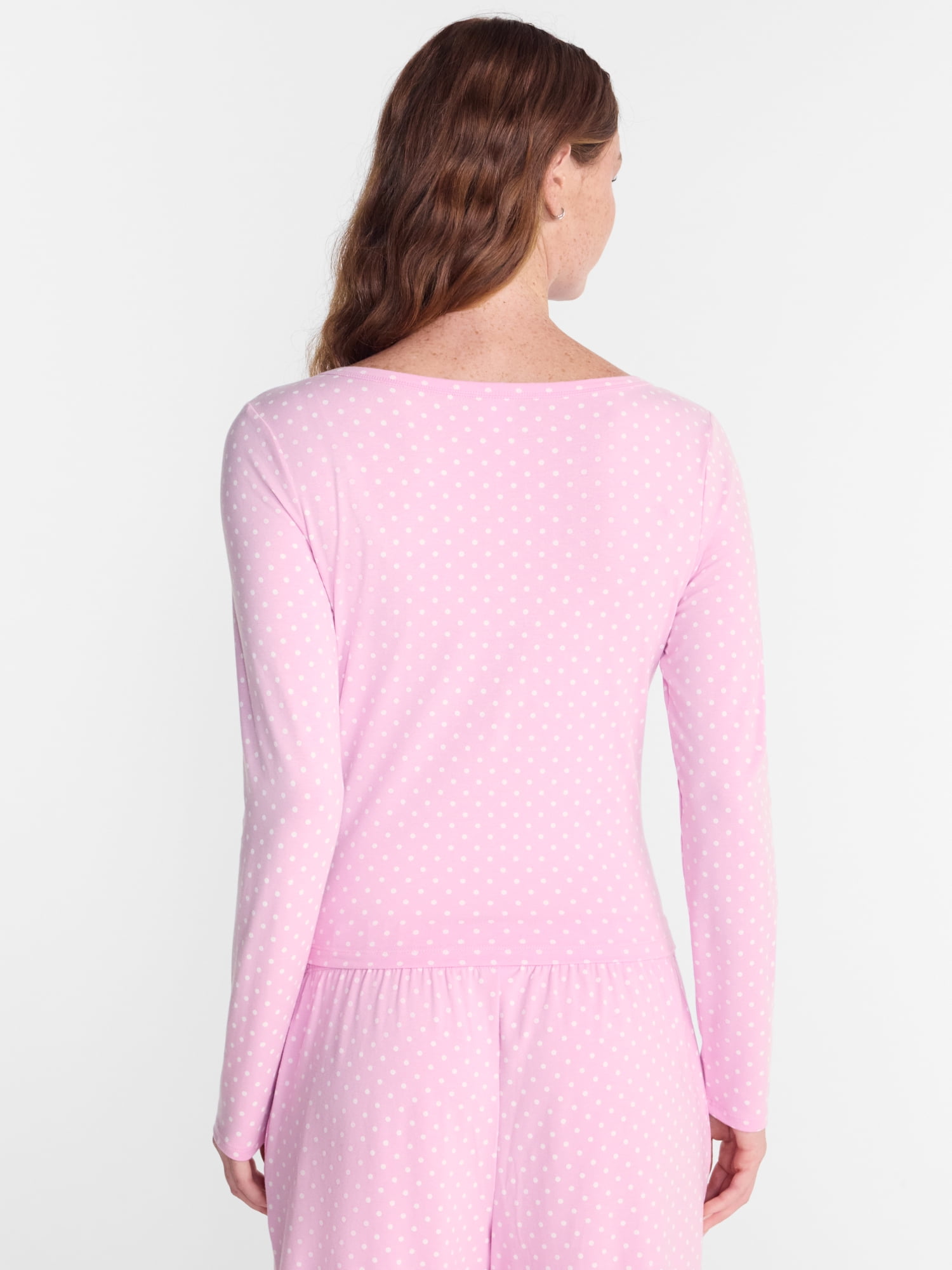 No Boundaries Cloud Core Henley Sleep Shirt, Women's XXS-3X