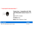 thumbnail image 2 of Timing Cover - Compatible with 1980, 1992 Oldsmobile Custom Cruiser 5.7L V8, 2 of 2