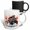 Multicolor, variant on 3drose, Popping Wheelies, Surrounded by Flames, Thou Shalt Rod, 11oz Two-tone Black Mug